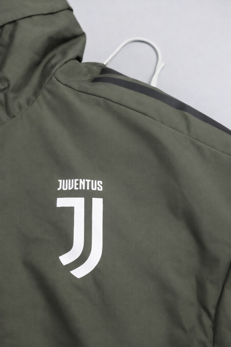 Adidas Juventus Jacket Green Hooded Full Zip Men's Size [Your Size