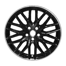 Reconditioned 18x8 Flange Cut and Painted Black Wheel fits 560-59068