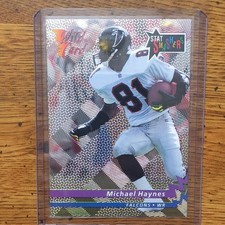 Wild Card 1993 Stat Smashers Michael Haynes #WSS-64 Atlanta Falcons NFL Card