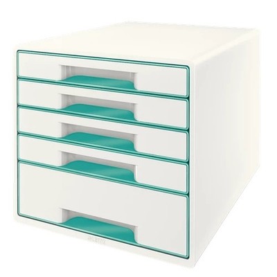 Leitz WOW CUBE Schubladenschrank Eisblau 52142051