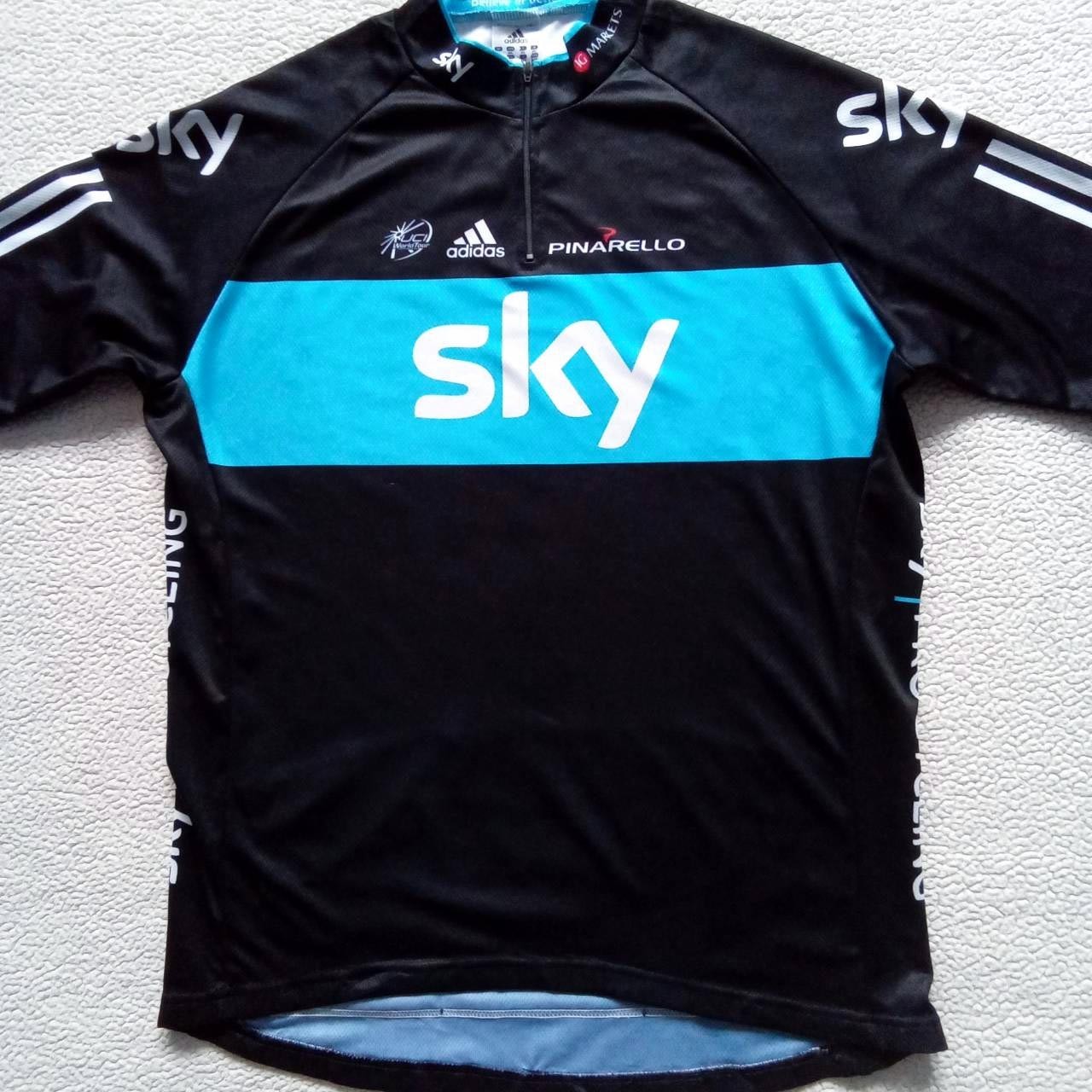 RARE 2011 adidas Team SKY Pinarello Tour de France Cycling Jersey — Size 2XL thumbnail 7