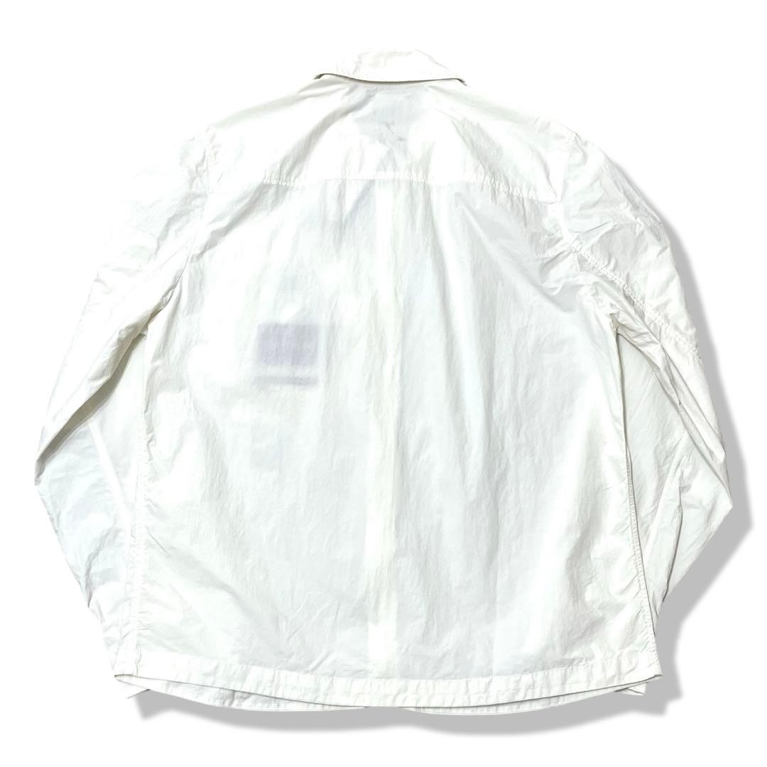 C.P.COMPANY Flat Nylon Shirt Jacket White L thumbnail 2