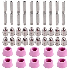 fit VEVOR CUT-50DF CUT-50 CUT-50P Plasma Cutter Nozzles + Electrodes + Cups