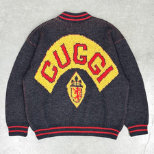 Vintage 90s Coogi Crest Wool Sweater Sz M RARE Cuggi Spellout Made in Australia