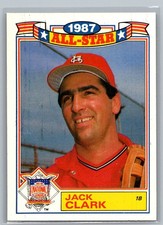 #13 Jack Clark 1988 Topps Glossy All-Stars St. Louis Cardinals