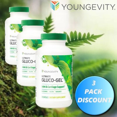 Youngevity Dr. Wallach Ultimate Gluco-Gel  - 120 Capsules - (3 Pack)