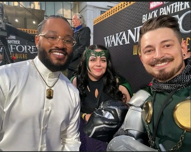 RARE Black Panther Wakanda Forever 10+ CAST SIGNED Ryan Coogler Letitia Wright  thumbnail 23