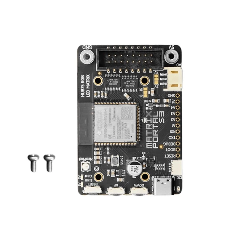 ESP32 S3 LED Matrix Portal CircuitPython Based Powered Internet Display - Bild 4 von 4