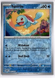 Squirtle 007/165 Scarlet & Violet 151 Reverse Holo