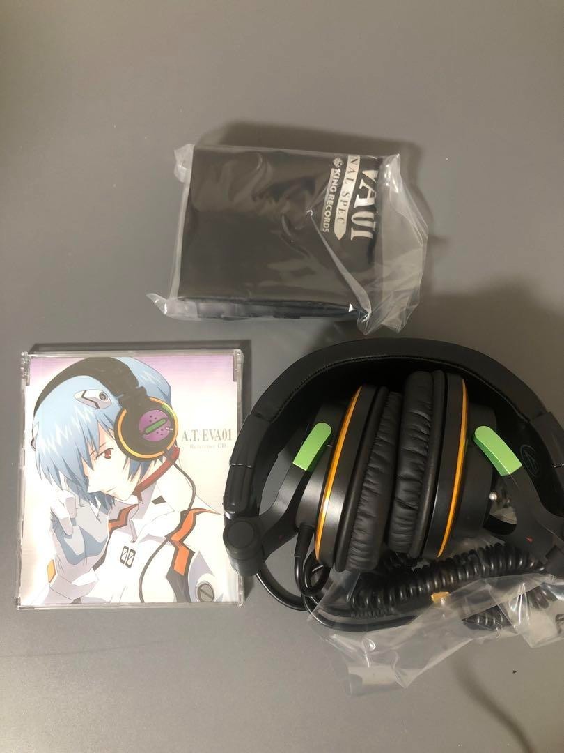 希少　エヴァンゲリオン　ヘッドホンA.T.EVA01 SCRH-00006 エヴァンゲリオン 初号機 ヘッドホンA.T.EVA01 SCRH-00006