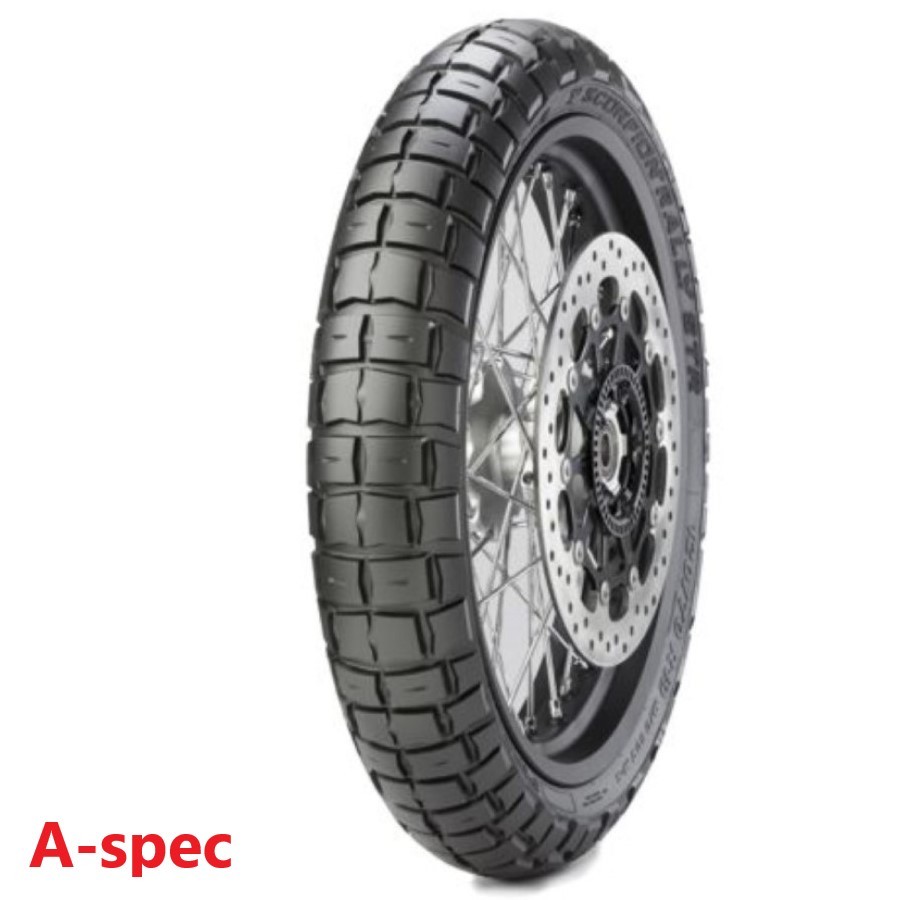Pirelli 3849300 - Scorpion Rally Str Dual Sport Front Tyre Blackwall Tl 54V 90/90-21" - Image 4