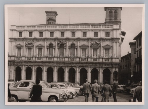 Bergamo Italien 1960 - Rathaus Parkplatz - Altes Foto - Picture 1 of 2