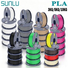SUNLU PLA 3KG/5KG/10KG 3D Printer Filament 1.75mm PLA 1KG/Spool Easy to print