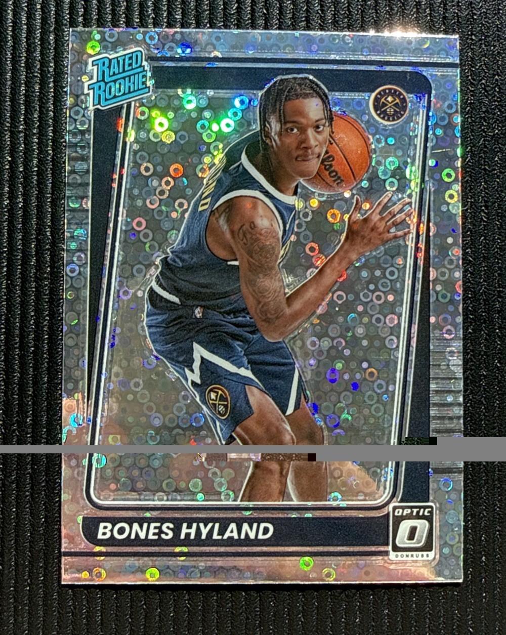 2021-22 Panini Donruss Optic #194 Bones Hyland Rated Rookie Disco PRIZM RC