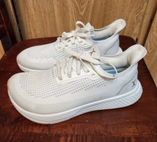 Flux Footwear Adapt Runner White Gum Athletic Knit Shoes Sneakers Womens Sz 8.5