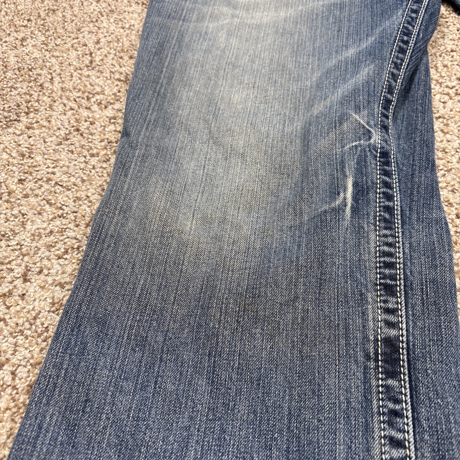 Ariat Jeans Mens 40x32 Blue M4 Low Rise Boot Workwear Denim Fits 40 X 31 - View 2