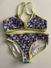 NEW LANDS END SWIM SUIT or Bathing Suit Youth Girl Size 14 2 Pieces