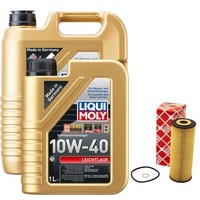 MotoröL Set 10W-40 Liqui Moly 6 Liter + ÖLfilter FüR Mercedes E-Klasse W124 CLK