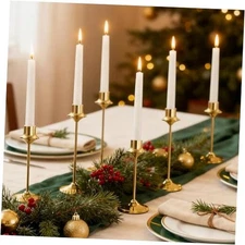  Weighted Candlestick Holders Candle Stick Holder for Candlesticks, Gold