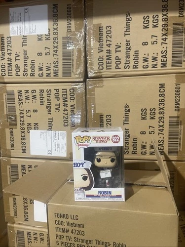 Funko Pop! Vinyl: Stranger Things - Robin #922 Still In Manufacturing Boxes