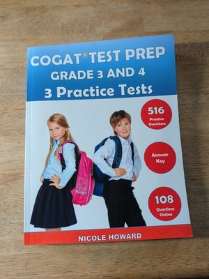 Cogat(r) Test Prep Grade 3 and 4: 2 Manuscripts, CogAT(R) Practice Book Grade 3,