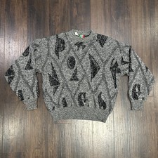 Vintage 80s Collezione Perte Colore Medium Sweater Wool Blend Made in Italy