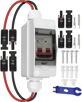 Solar Panel Disconnect Switch 32 Amp 500V DC Miniature Circuit Breaker with PV C