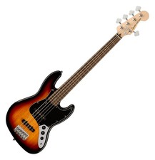 Fender Squier Affinity 5-Saiter Jazz Bass Singlecoil Lorbeer Griffbrett Sunburst