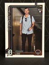 2025 Topps Update CHASE LEE Golden Mirror Image Variation SSP TIGERS RC