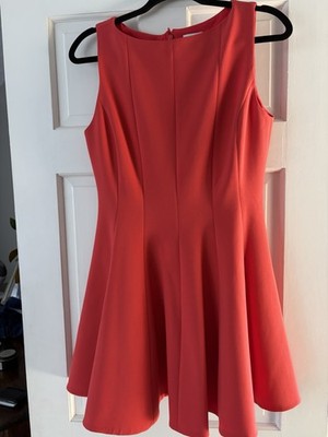 Aritzia Babaton Bond dress Size 6 Red Orange A-line Sleeveless NWT