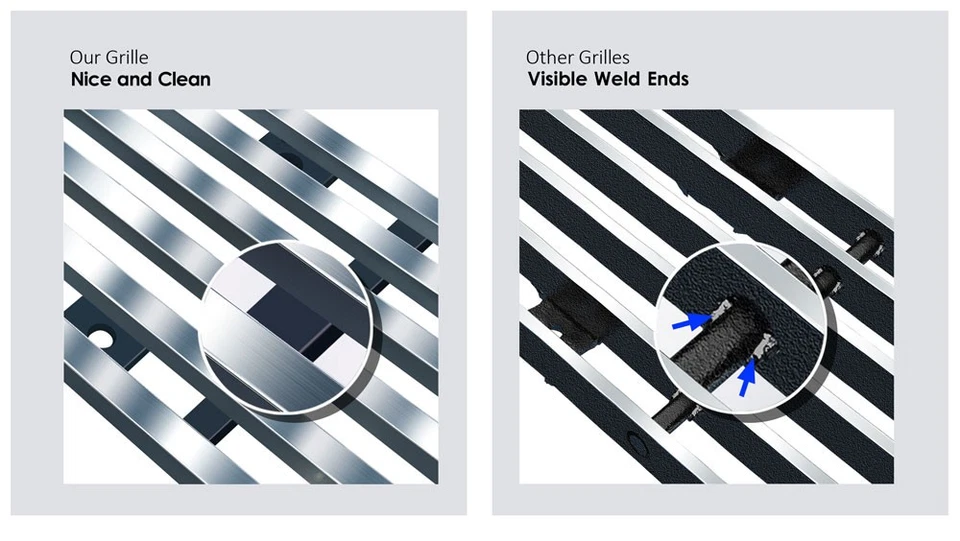 Combo de inserción de parrilla de billet cromada inoxidable para Nissan Armada 2008-2015 Foto 4 de 4