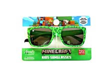 Minecraft Sunglasses Kids Gift Idea Creeper Kids' Wayfarer Green Pixel Print NEW