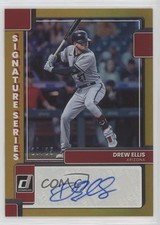 2022 Panini Donruss Signature Series Gold 25/25 Drew Ellis #SS-DE Auto 1u6