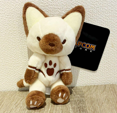 Monster Hunter Mascot Plush Charm Felyne Teddy Airou CAPCOM Store JP NEW
