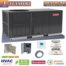 Goodman 4 Ton 13.4 SEER2 Heat Pump Package Un...