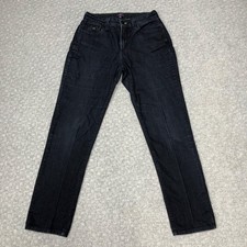 NYDJ Jeans Womens 8 Dark Wash Lift Tuck Technology Straight Leg Stretch Made USA