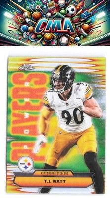 2025 Topps Chrome #PP-39 T.J. Watt Power Players Refractor
