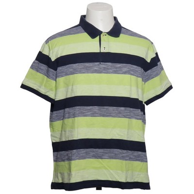 Andrew James, Poloshirt, Größe: 56, Blau/Gelb/Grau, Baumwolle, Streifen #27Q