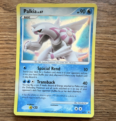 Pokemon TCG Palkia DP27 Diamond and Pearl Promo Holo English Basic HP90