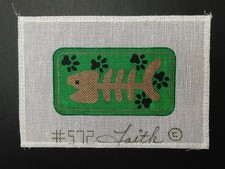 Fish by Faith CT23 Stitch Painted Needlepoint