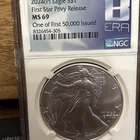 2024 P Silver Eagle NGC MS69 8TH ERA 1st Eagle Privy First Of 50,000 Eighth ERA