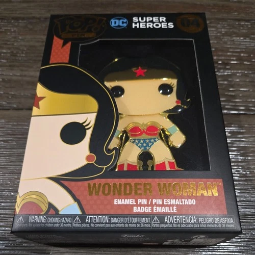 2020 Funko Pop! Pin - DC Super Heroes Wonder Woman #04 Enamel Pin