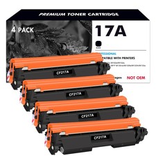 4x CF217A CF219A Toner for High Yield HP LaserJet Pro M102w M102a MFP M130fw