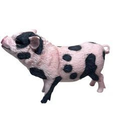 Safari LTD Pot Bellied Pig Figurine Realistic 5 Inch Plastic Model Figure Toys