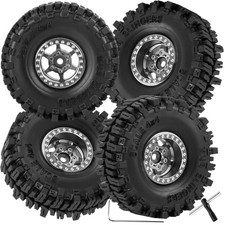 RC 1.0 Beadlock Truck Tires for 1/18 1/24 Trx4m SCX24 RC Crawler,RC Wheels Ti...