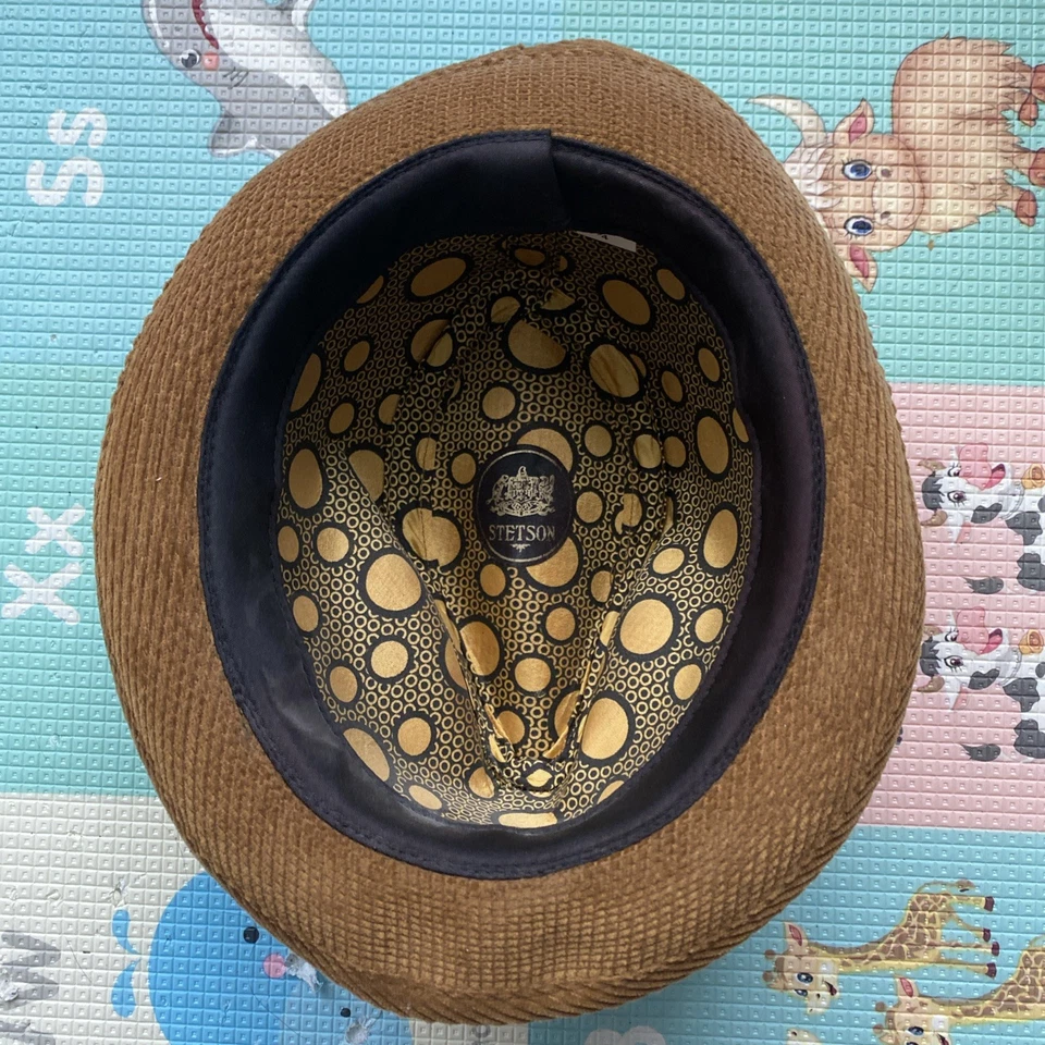 Sombrero Fedora Pana Stetson Vintage Talla Hombre’s 7 1/4 60’s/70’s Foto 4 de 4