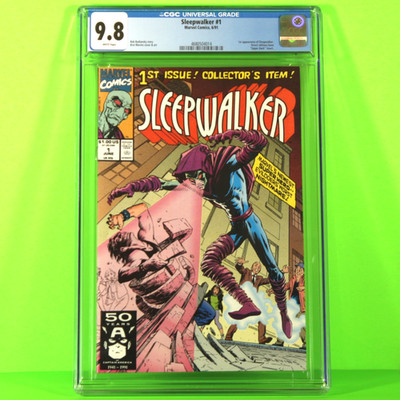 Sleepwalker #1, CGC 9.8, NM/Mint 1st Appearance of Sleepwalker,  KEY, Fresh Slab