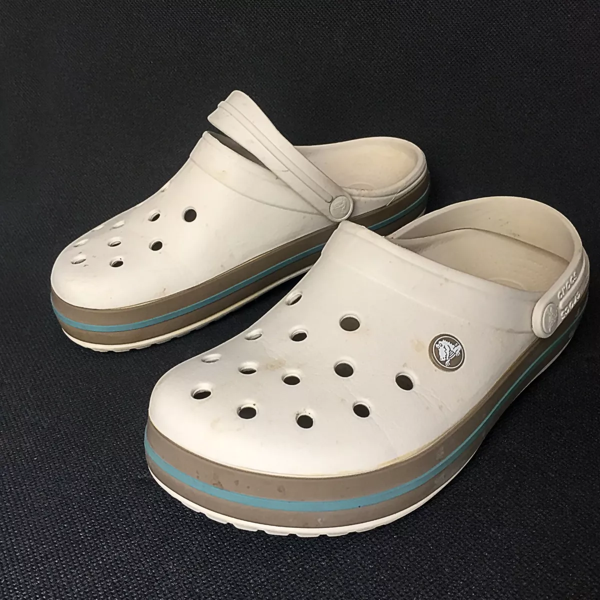 Cream crocs hotsell