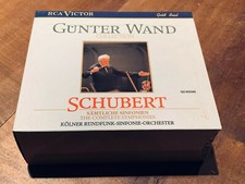 Schubert Complete Symphionies G NTER WAND ORIG 1989 RCA VICTOR 5 CD BOX MINT