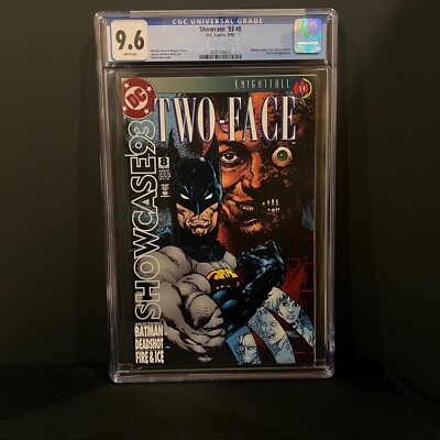 Showcase '93 #8 CGC 9.6 White Pages DC 1993 Knightfall Pt. 14 Batman, Two-Face